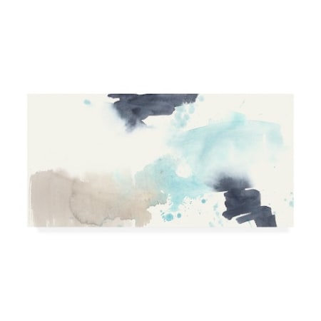Jennifer Goldberger 'Sea Bloom I' Canvas Art,16x32